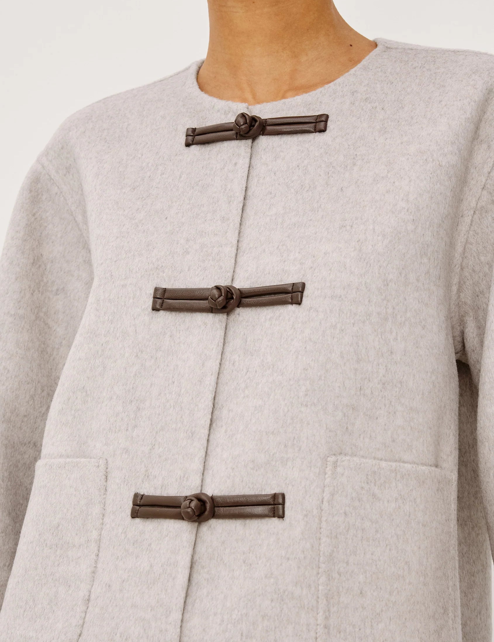 Deidre Jacket- Heather Oat