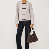 Deidre Jacket- Heather Oat