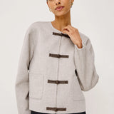 Deidre Jacket- Heather Oat