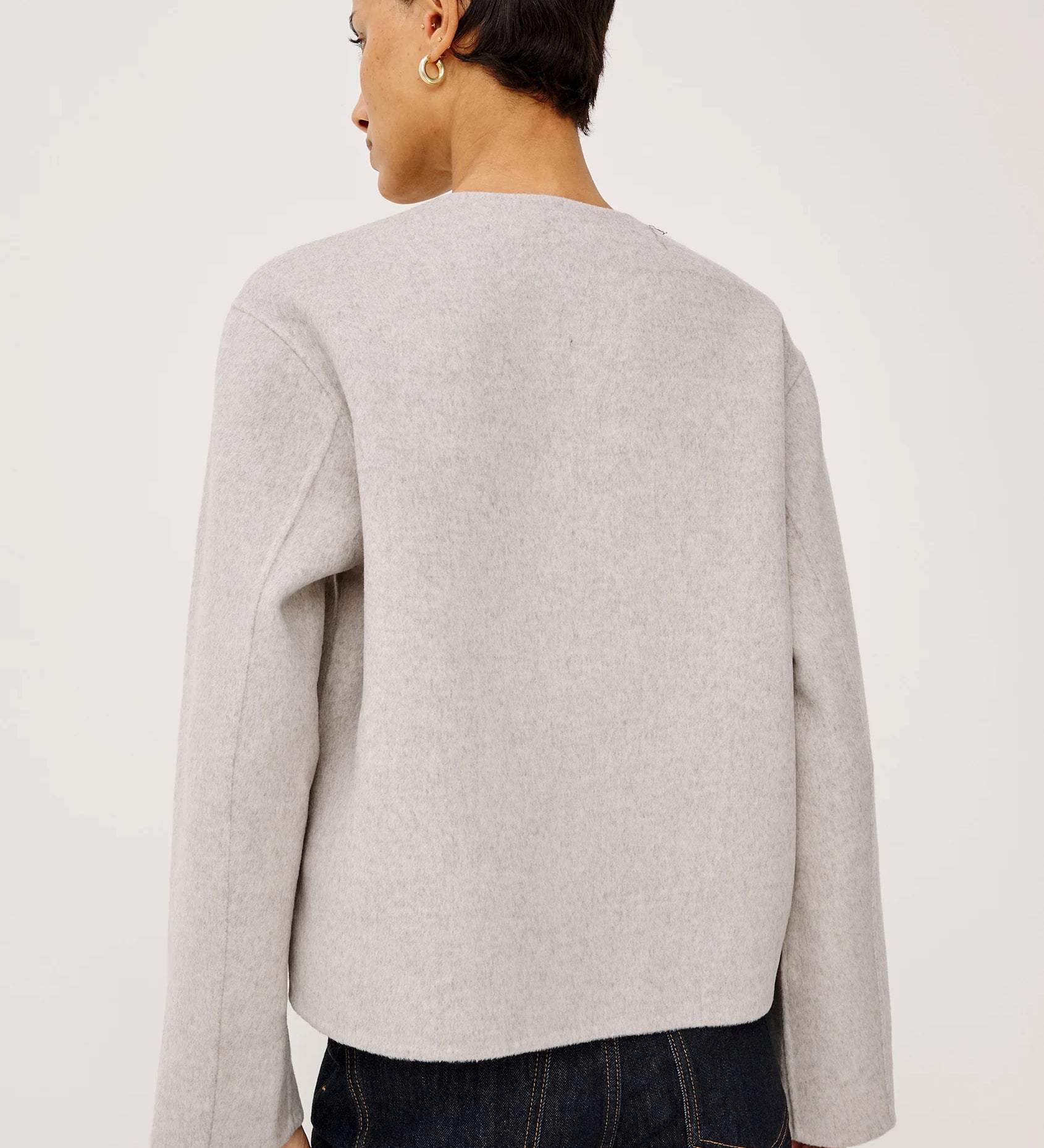 Deidre Jacket- Heather Oat