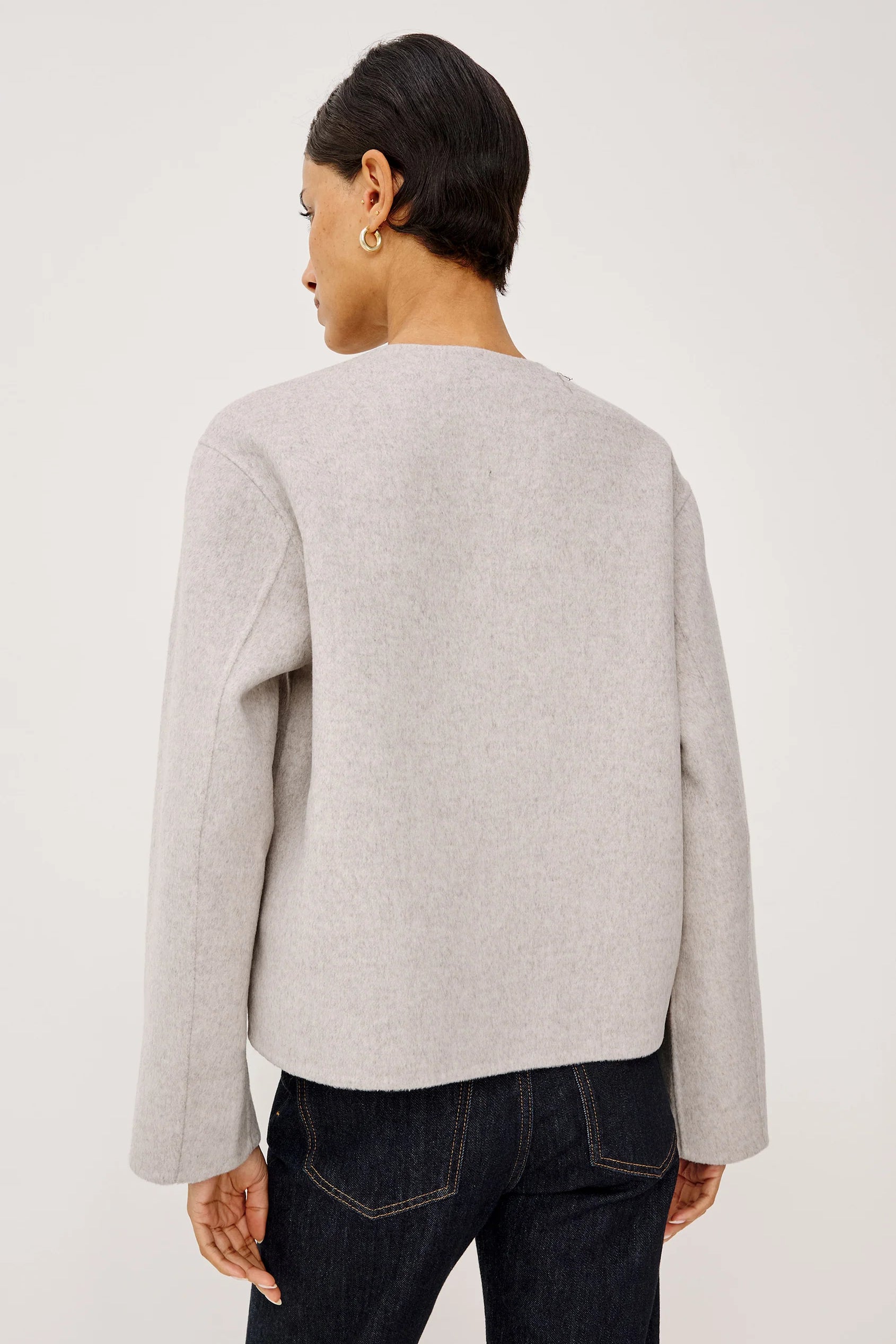 Deidre Jacket- Heather Oat