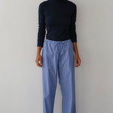 The Baby Rib Turtleneck - Navy