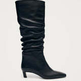Kalila Leather Boots - Black