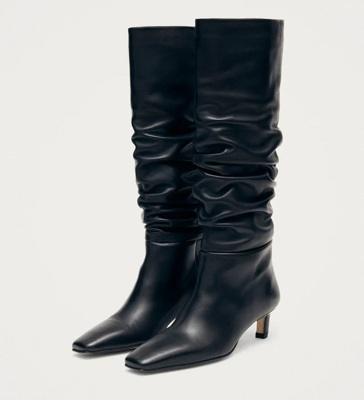 Kalila Leather Boots - Black