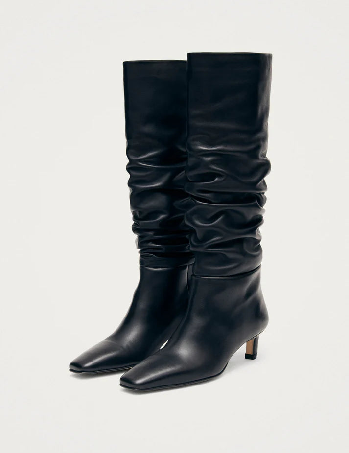 Kalila Leather Boots - Black