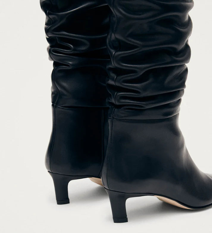 Kalila Leather Boots - Black
