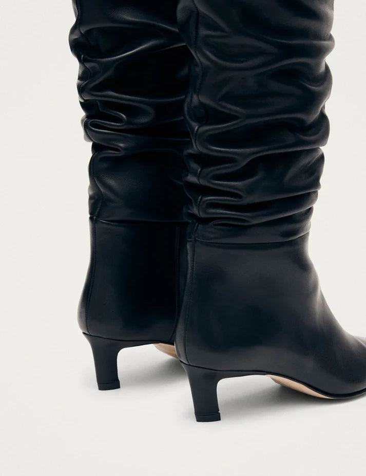Kalila Leather Boots - Black