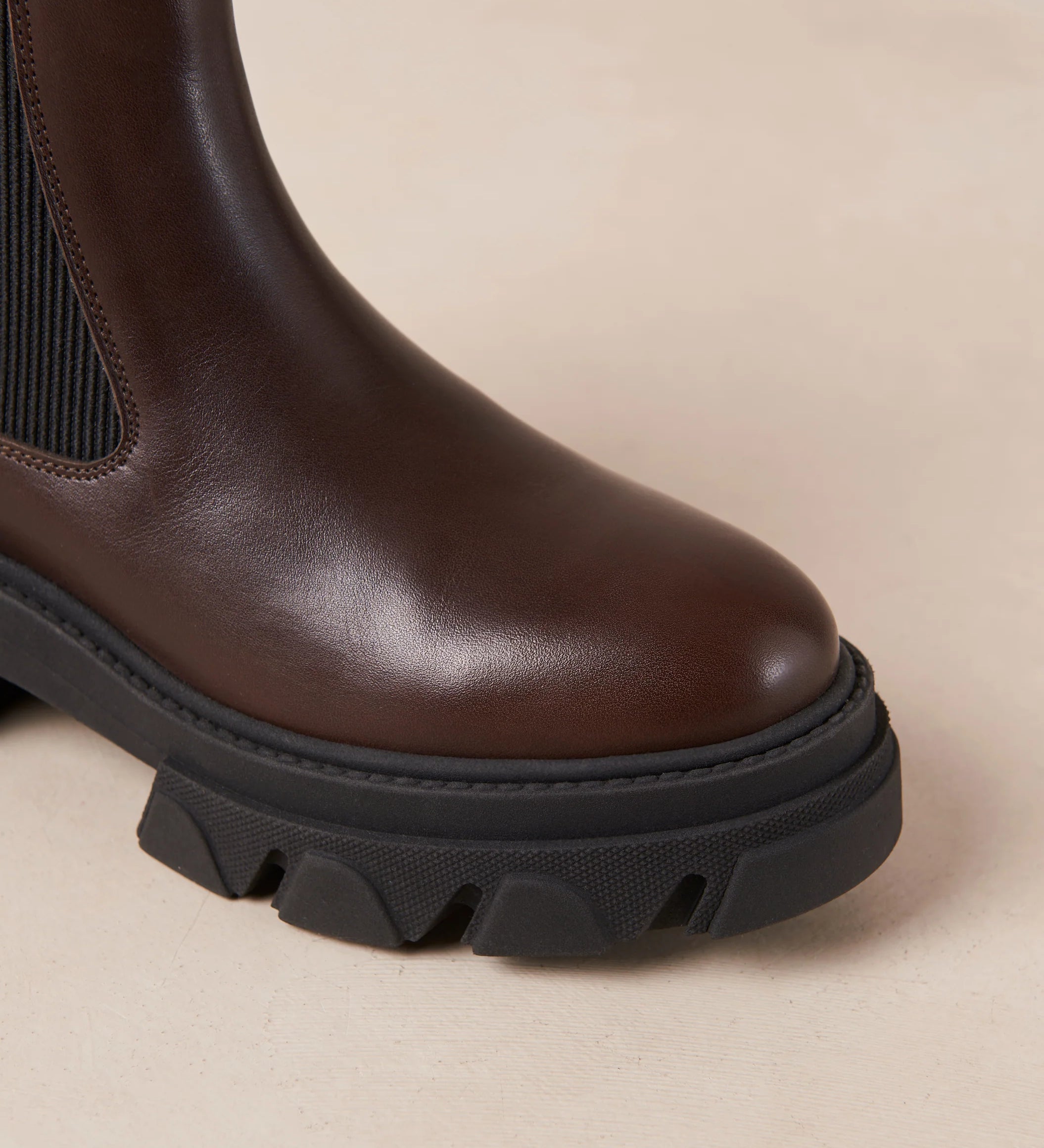 Berenice Coffee Brown Leather Ankle Boots