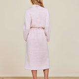 Cozy Chic Robe -Dusty Rose/White