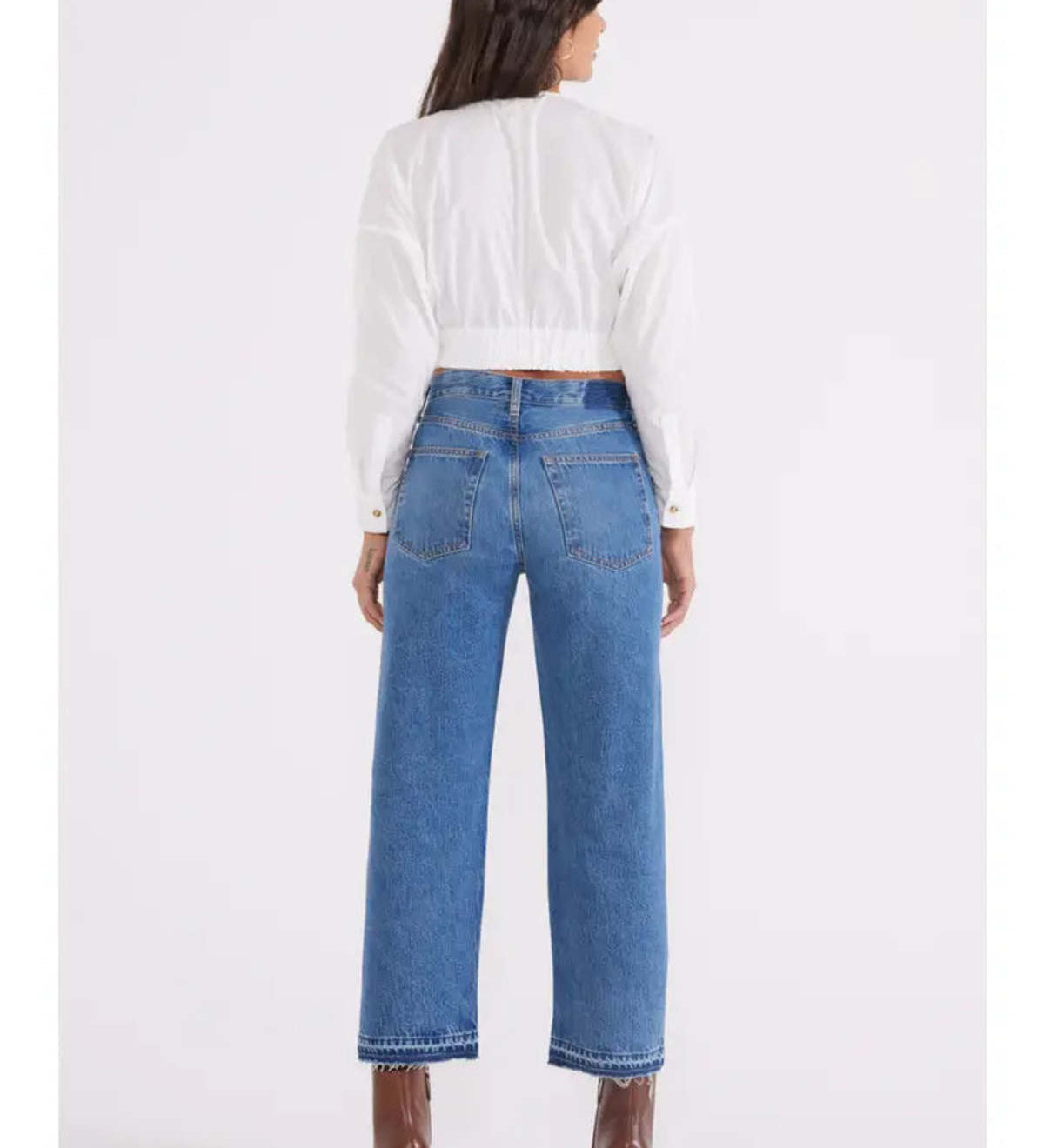Tyler Straight Crop- Cielo