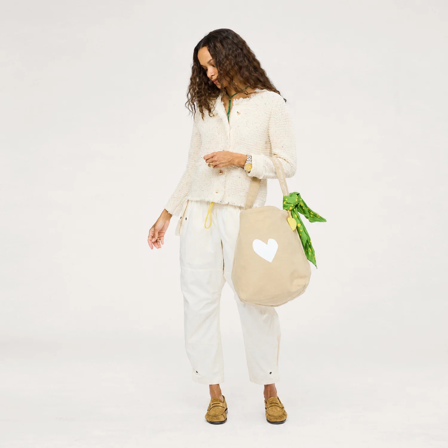Fringe Beau-Lero Cardigan - Natural