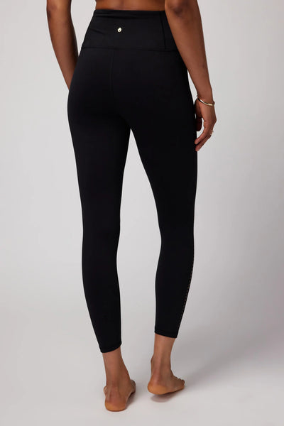 Ada Laser Cut Dream Tech HW 7/8 Legging- Black