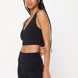 Harlow Crop Tank - Bright White