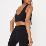 Harlow Crop Tank - Bright White