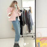 Fringe Beau-Lero Cardigan - Pink