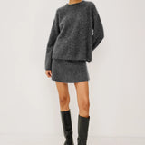 Gayle Mini Skirt - Charcoal
