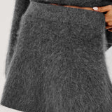 Gayle Mini Skirt - Charcoal
