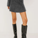 Gayle Mini Skirt - Charcoal