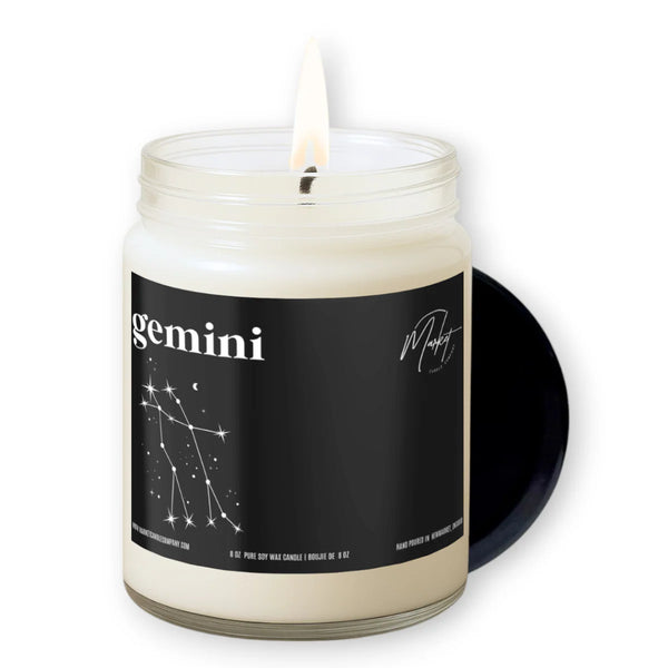 Gemini Zodiac Candle