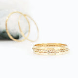 Hammered Ring - Gold