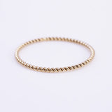 Rope Ring -  Gold