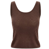 Knit Tank - Brown