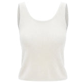 Knit Tank - White