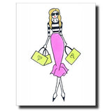 Assorted Blank Girl Cards- Box of 6