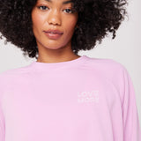 Love More Freja Dolman Raglan - Candy Pink