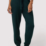 Luxe Essential Rib Jogger- Deep Forest