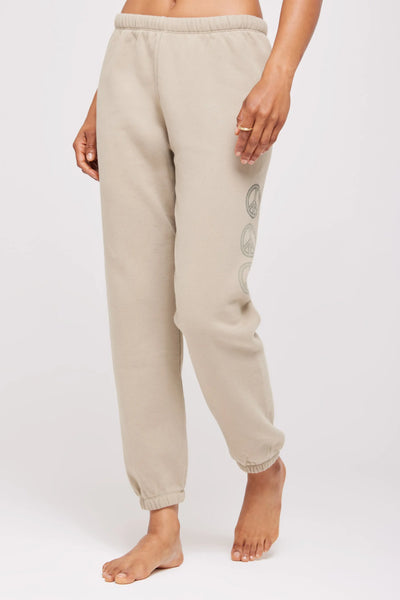 Peace Malibu Sweatpant- Dark Matcha