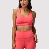 Studio Dream Tech Bra- Hot Coral