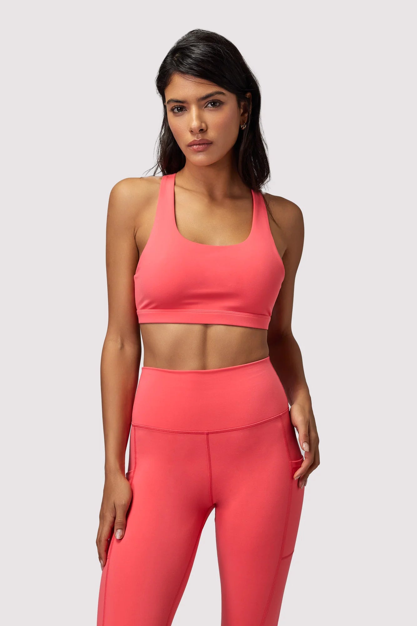 Studio Dream Tech Bra- Hot Coral