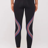 Ada Dream Multi Stripe Legging- Black