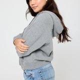 Everyday Zip Hoodie- Heather Grey