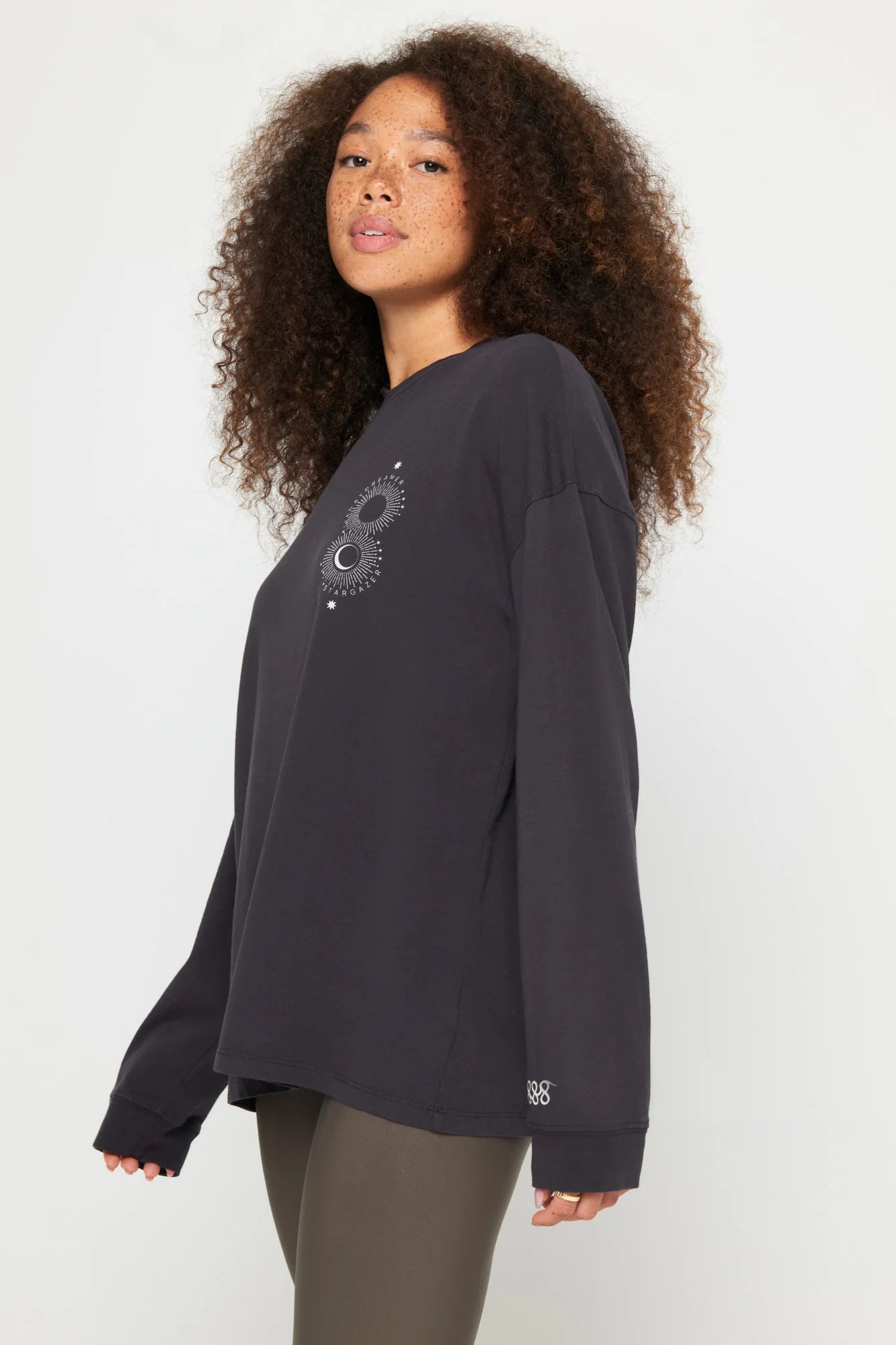 888 Dreamer Denver L/S Tee- Vintage Black
