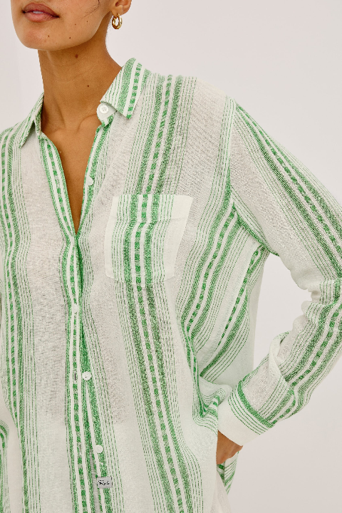 Charli Shirt - Margarita Stripe