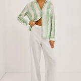 Charli Shirt - Margarita Stripe