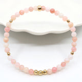 Dainty Rebalance Luxe Bracelet - Pink Opal