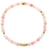 Dainty Rebalance Luxe Bracelet - Pink Opal