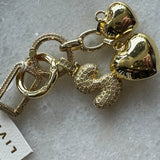Bag Charm - Bubble Letter, S