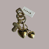 Bag Charm - Bubble Letter, T