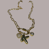 Coopie Carabiner Letter Necklace - K