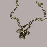 Coopie Carabiner Letter Necklace - R
