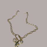 Coopie Carabiner Letter Necklace - T