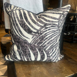 Palm Pillow - Black & White