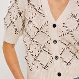 Isla Cardigan - Oat