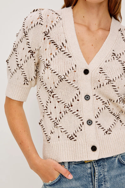 Isla Cardigan - Oat