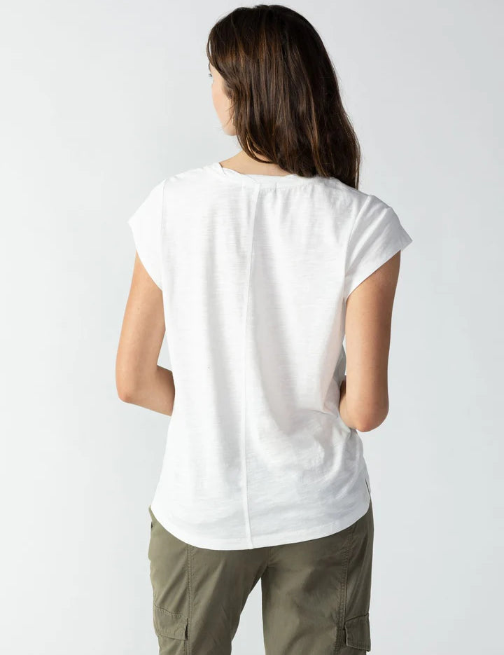 Traveler Twist Tee- White