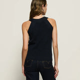 Indy Halter Sweater Top - Seascape